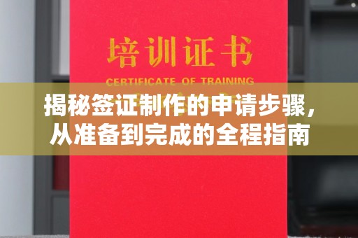 桦甸揭秘签证制作的申请步骤，从准备到完成的全程指南